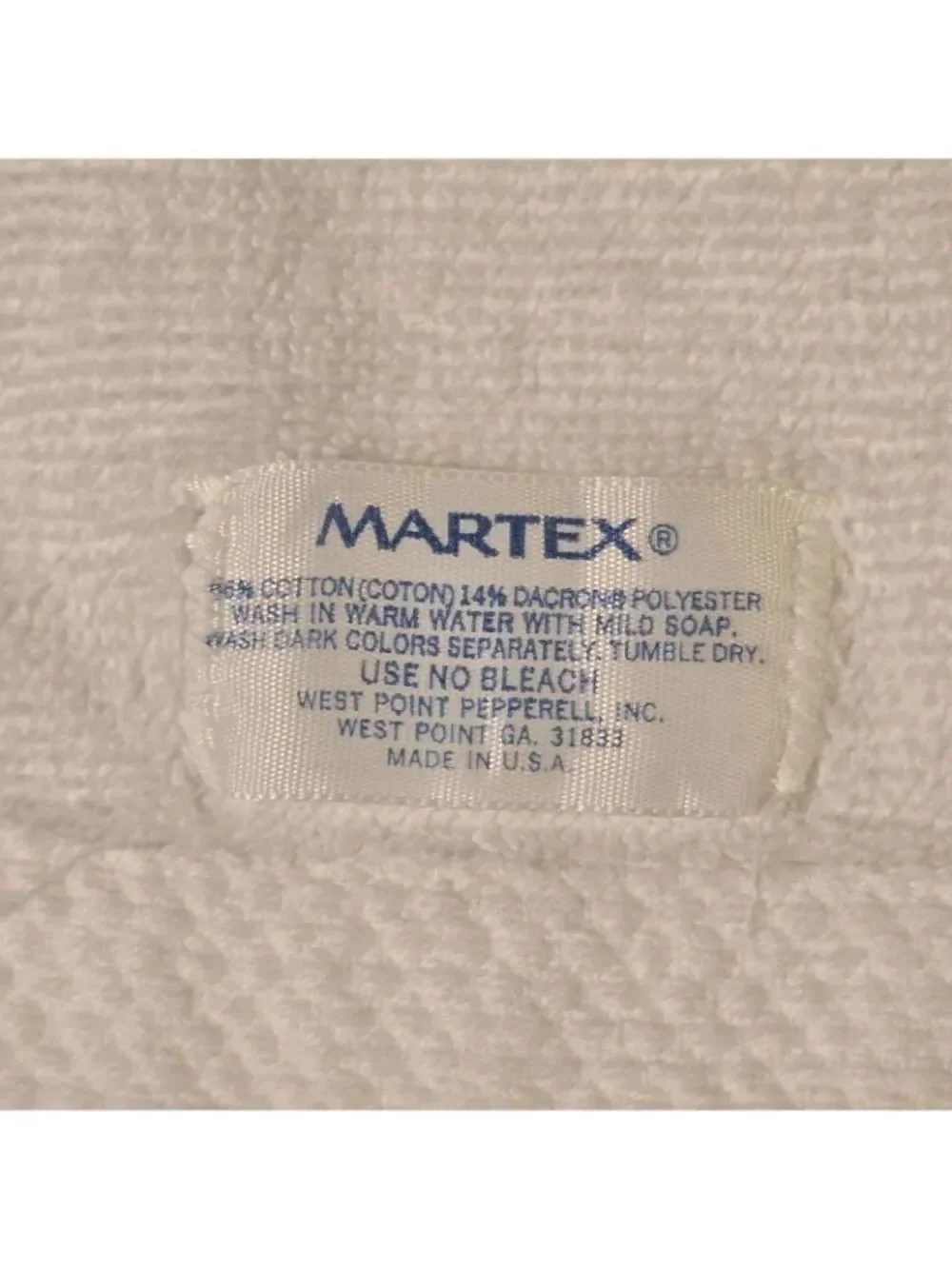 Martex vintage bath
